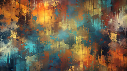 Grunge Texture Painted Background