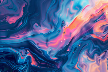 Dynamic Holography: A mesmerizing 3D fluid holographic illustration, capturing the essence of movement and innovation.