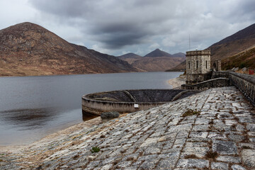 Silent Valley Reservoir Moure Mountains Lake Northern Ireland UK Europe