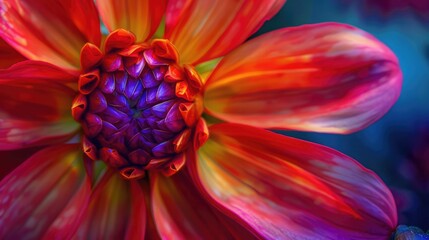 Close up of Vibrant Summer Flower in my Garden
