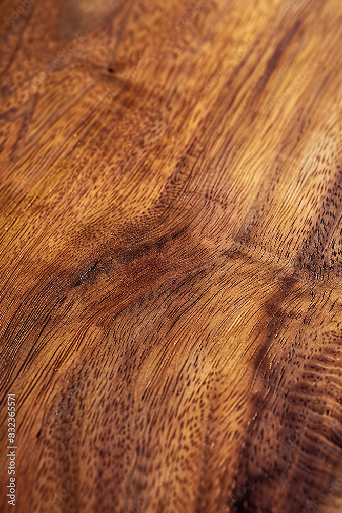 Poster Polished Wood Showcasing Natural Grain and Superior Quality