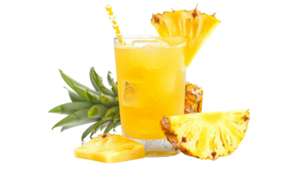 Pineapple juice fruit drink
