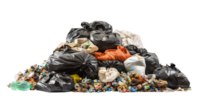 Pile of garbage, trash
