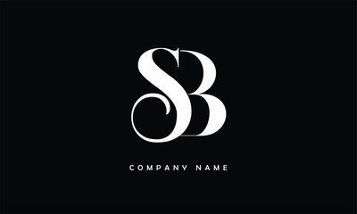 SB, BS, S, B Abstract Letters Logo Monogram