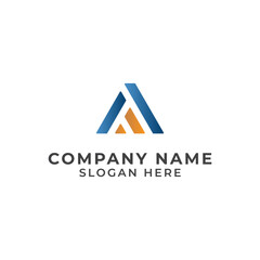 business logo design. A Letter Logo Design