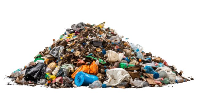 Pile of garbage, trash
