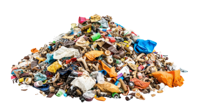 Pile of garbage, trash