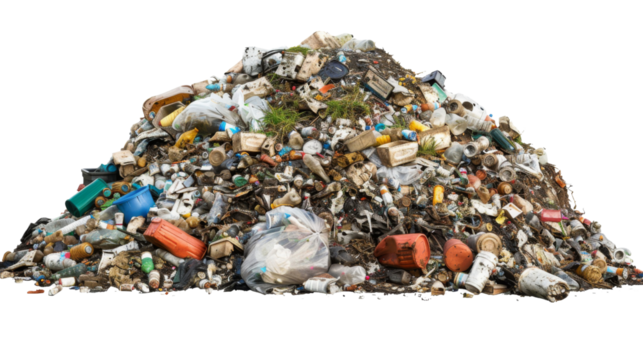 Pile of garbage, trash