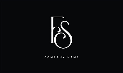 FS, SF, F, S Abstract Letters Logo Monogram