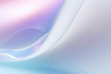 Soft, pastel gradient with flowing, abstract curves in pink, purple, and blue tones