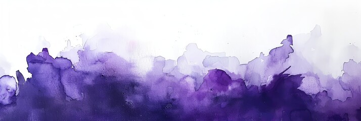 Abstract purple watercolor background.