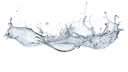 Water splash, Transparent background or PNG file