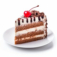chocolate cake with cherry
