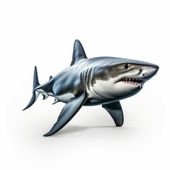 Fototapeta premium great shark isolated