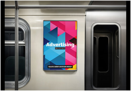 Subway Billboard Mockup
