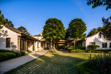 Fototapeta premium pavilion in the garden