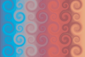 Abstract twirl pattern colorful background