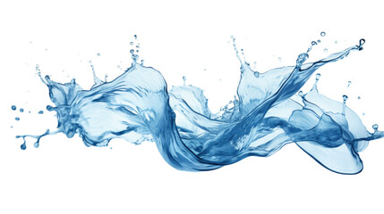 Obraz premium Water splash, Transparent background or PNG file