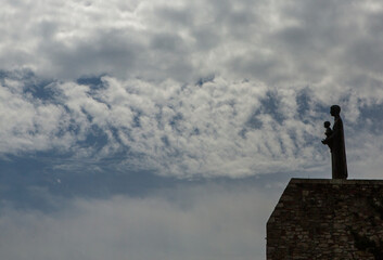 Very beautiful and colorful street in Budapest, the capital of Hungary. Street life in European city.