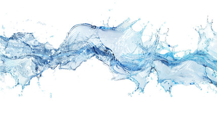 Water splash, Transparent background or PNG file
