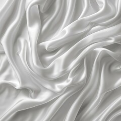 A white silk backdrop for Generative AI demonstration
