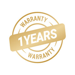 1 Years Warranty Vector