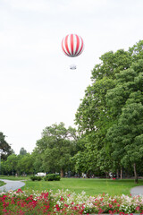 Obraz premium Very beautiful and colorful street in Budapest, the capital of Hungary. Street life in European city.