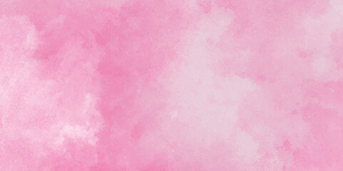 Fototapeta premium Abstract pink Watercolor Nature Texture, pink rose background messy stained frame, vintage background, abstract pink color with white background,