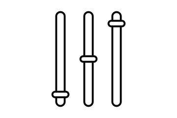 Control panel icon. icon related to setup and setting. suitable for web site, app, user interfaces, printable etc. line icon style. simple vector design editable