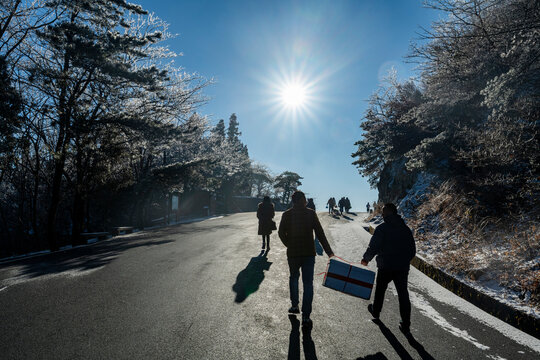 Hanpo Pass, Mount Lu (Lushan), UNESCO World Heritage Site, Jiujiang, Jiangxi, China