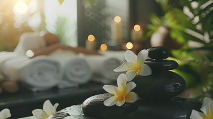 Stone Massage in Serene Spa Environment: A Haven of Relaxation and Wellness