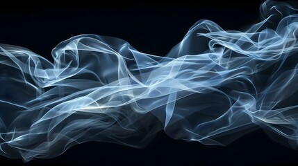 Obraz premium Captivating Swirls of Light and Mystique in Ethereal Abstract Composition