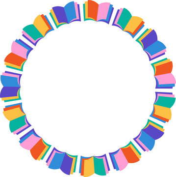 Round Books Frame