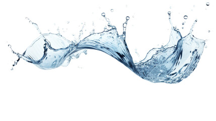Water splash, Transparent background or PNG file