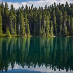 Obraz premium lake in the mountains