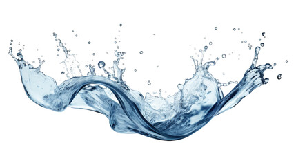Water splash, Transparent background or PNG file