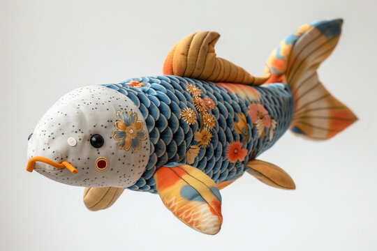 Traditional Chinese Crafts Muppet Toy Koi Fish