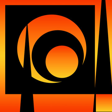 abstract orange background
