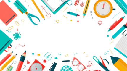 Back to school, school supplies