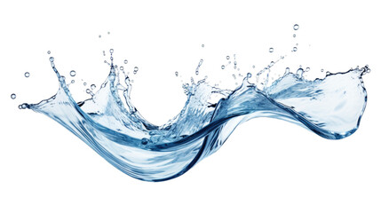 Water splash, Transparent background or PNG file