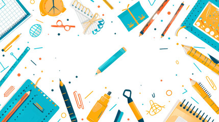 Back to school, school supplies