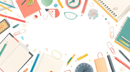 Back to school, school supplies