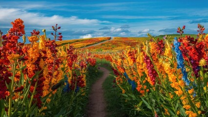 Bright and Cheerful Wildflower Display