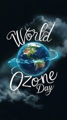 World Ozone Day (Illustration-typography)