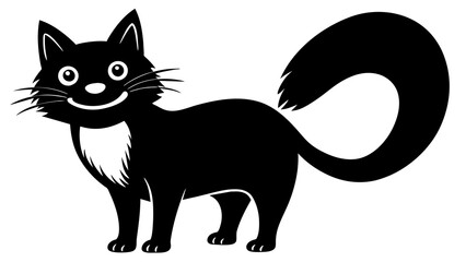 Smiling cat and svg file