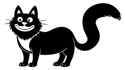 Smiling cat and svg file