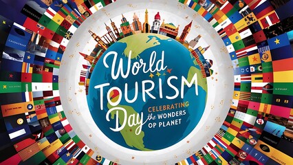 World Tourism day (Illustration-typography)