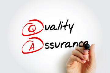 QA Quality Assurance - systematic process of determining whether a product or service meets...