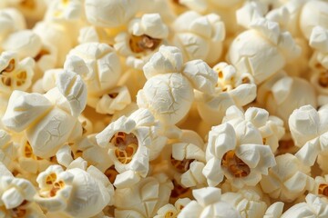 Popcorn background texture   a creative display of popped corn kernels for captivating visuals