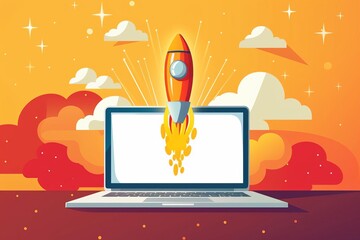 Supercharge your Product Launch Tips for creating buzz, generating leads, and driving sales for your new product, flat design, minimal